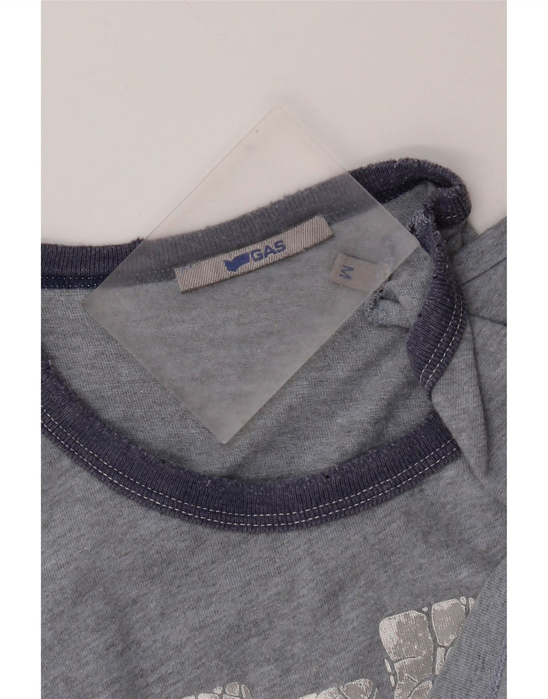 Gas Womens Graphic T-Shirt Top UK 14 Medium Grey