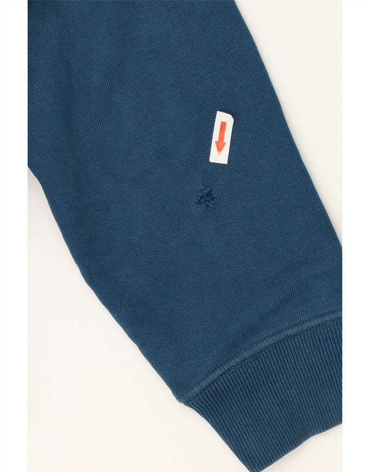 Champion Mens Sweatshirt Jumper Small Blue Cotton