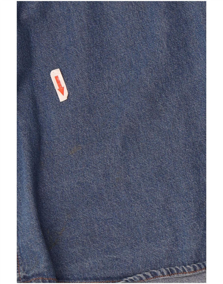 European Project Mens Denim Shirt Medium Blue Cotton