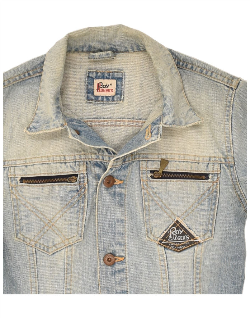 ROY ROGERS Womens Denim Jacket UK 10 Small Blue | Vintage Roy Rogers | Thrift | Second-Hand Roy Rogers | Used Clothing | Messina Hembry 