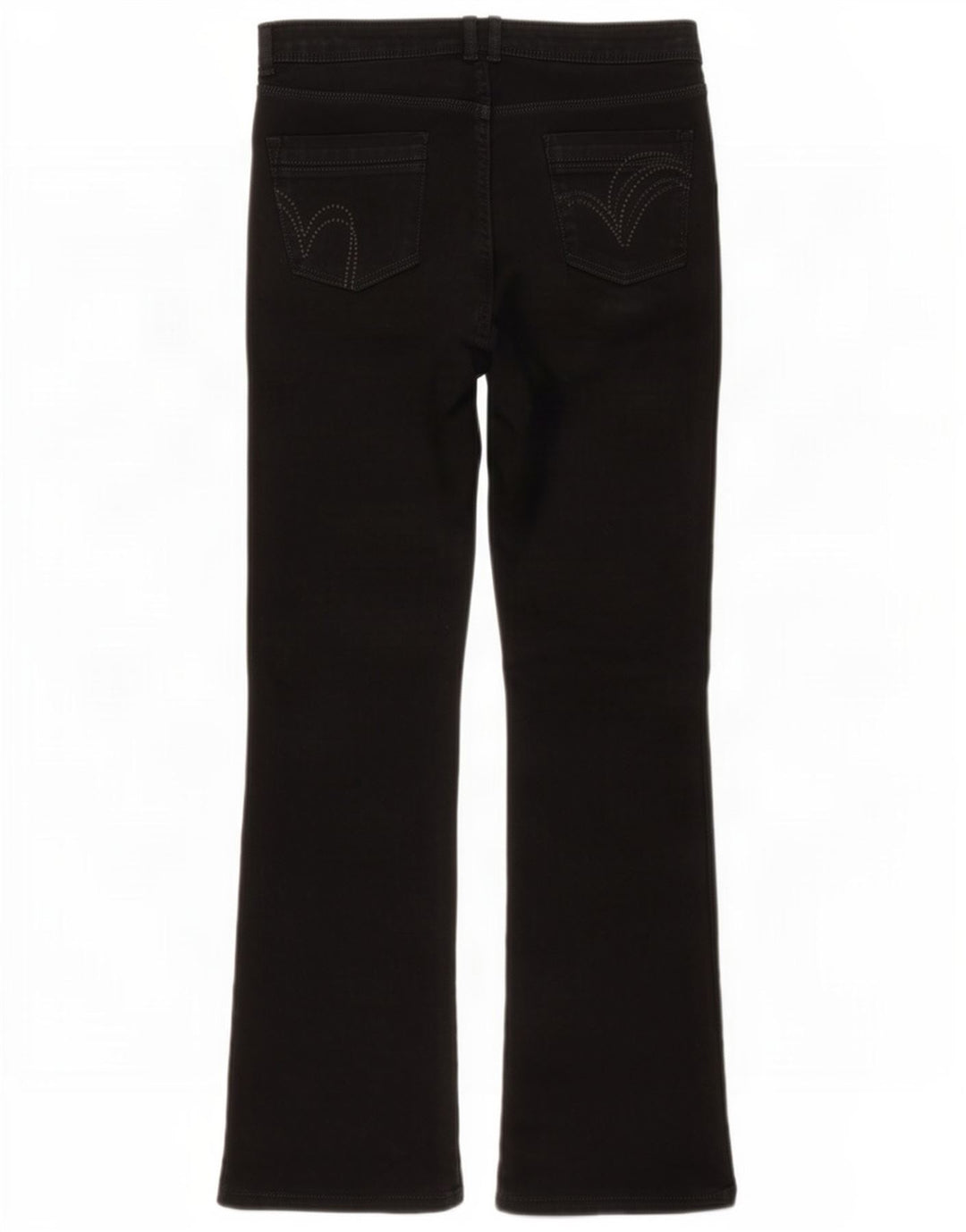 Marks & Spencer Womens Per Una Bootcut Jeans UK 14 Large W32 L30 Black