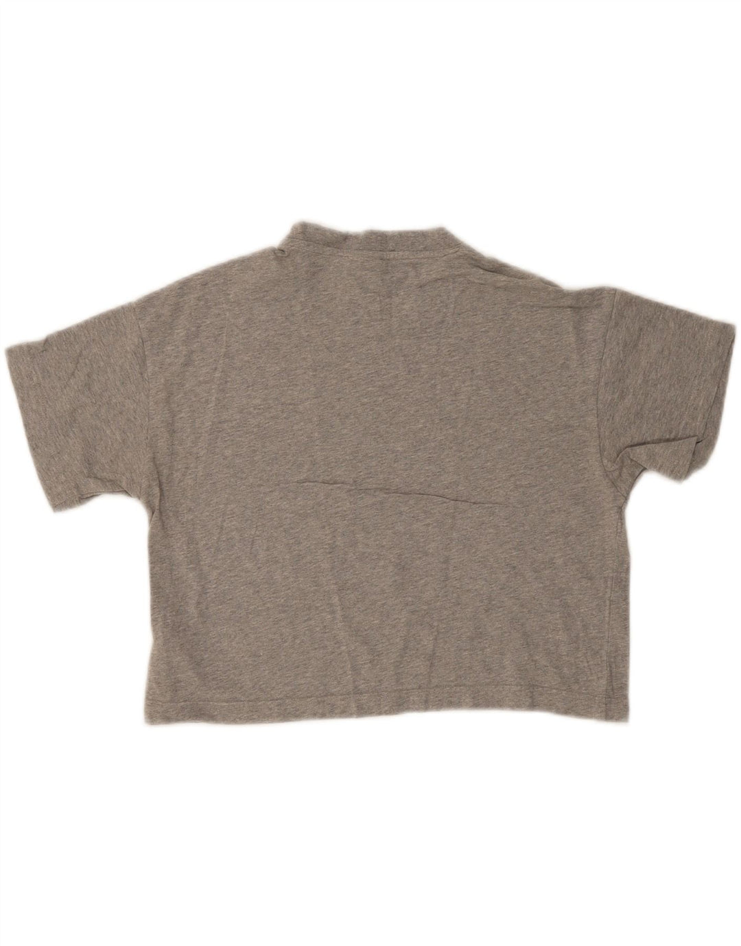 REEBOK Womens Oversized Graphic T-Shirt Top UK 8/10 Small Grey Flecked Vintage Reebok and Second-Hand Reebok from Messina Hembry 