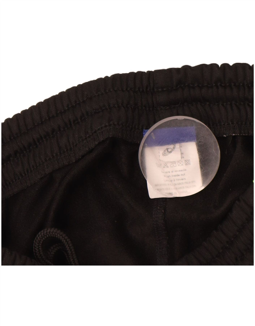 Asics Mens Tracksuit Trousers Large  Black Colourblock Polyester