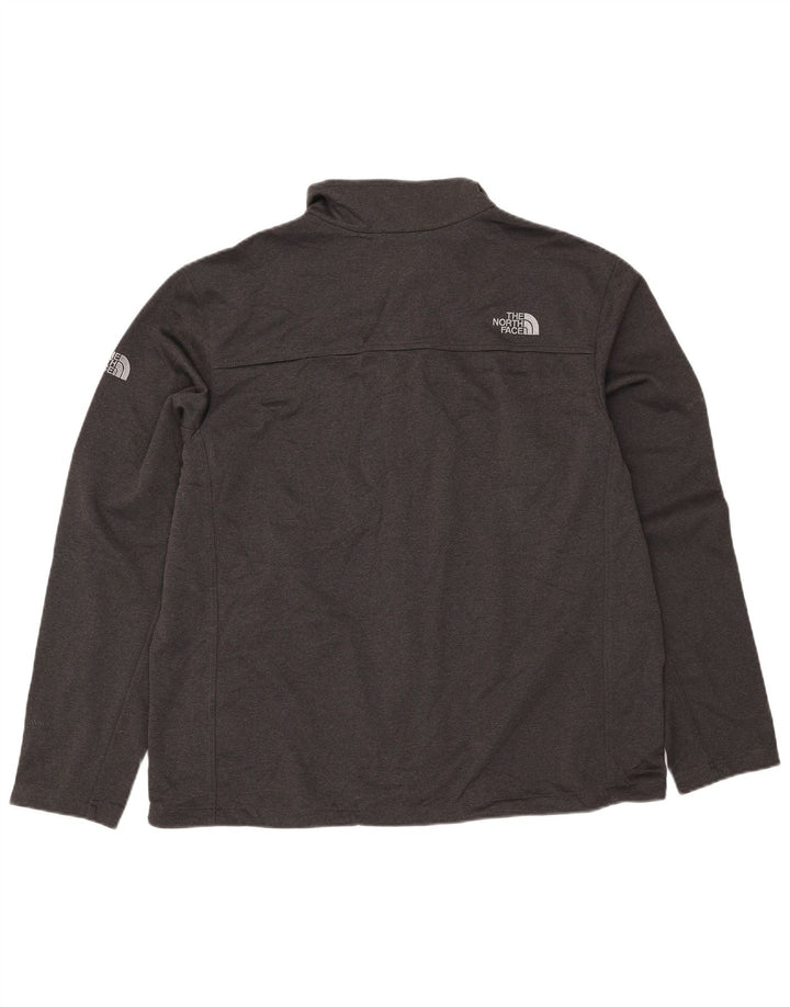 The North Face Mens Tracksuit Top Jacket XL Grey Polyester