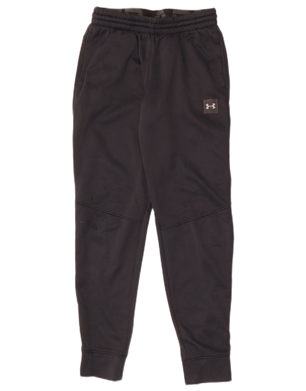 Under Armour Boys Tracksuit Trousers Joggers 11-12 Years Large Black
