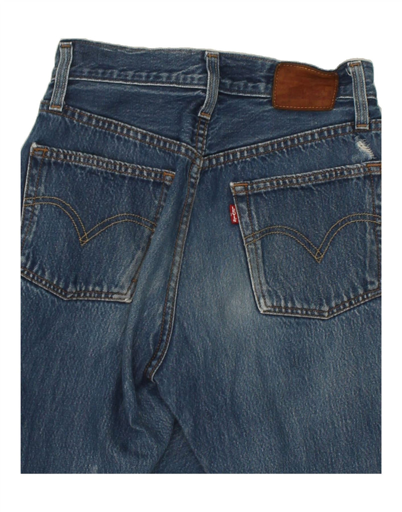 LEVI'S Womens Straight Jeans W25 L30 Blue Vintage Levi's and Second-Hand Levi's from Messina Hembry 