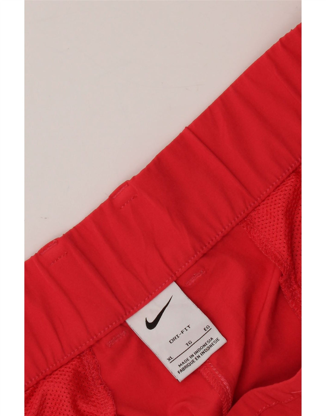 NIKE Womens Dri Fit Chino Shorts XL W37 Red Vintage Nike and Second-Hand Nike from Messina Hembry 