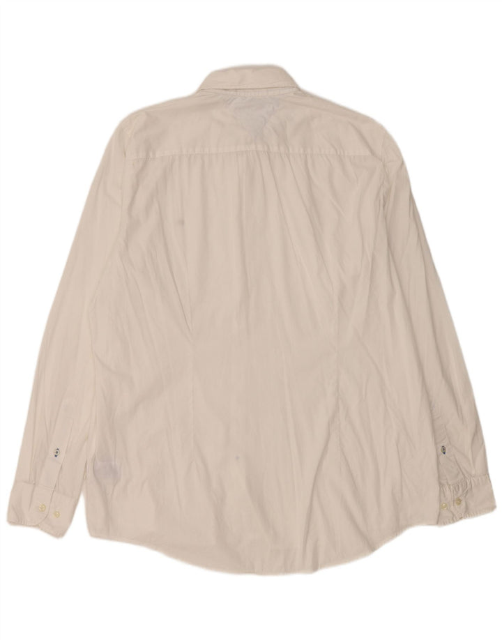 Tommy Hilfiger Mens Slim Fit Shirt XL White Cotton