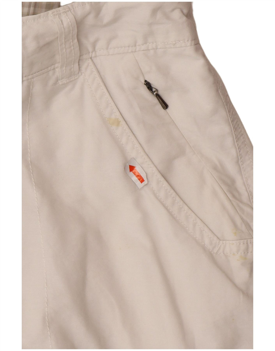 COLUMBIA Womens Skort US 8 Medium  White Cotton