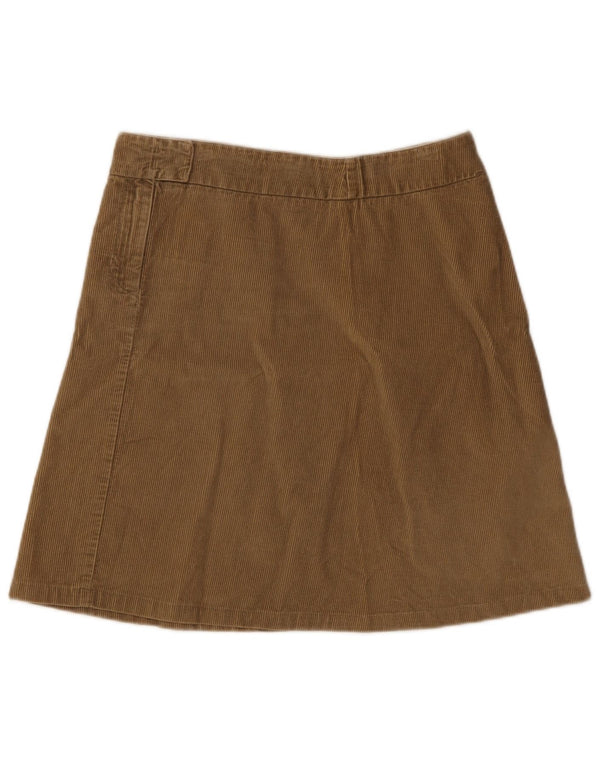 Benetton Womens Corduroy Skirt Large W32 Beige