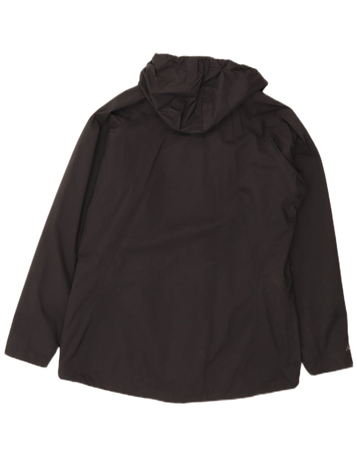 Berghaus Womens Hooded Rain Jacket UK 16 Large Black Polyamide