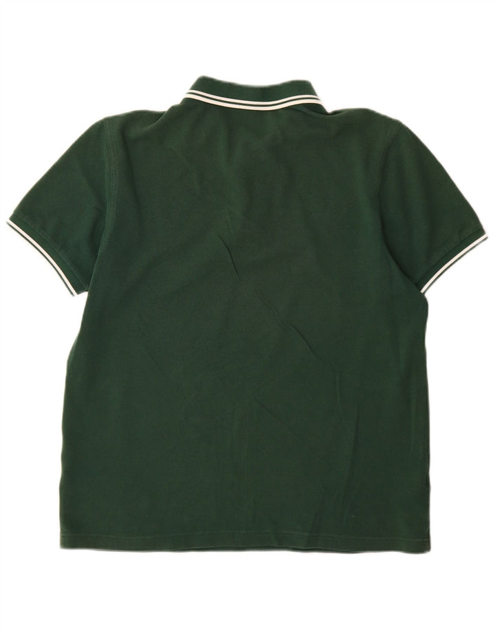 Fred Perry Mens Polo Shirt Medium Green Cotton