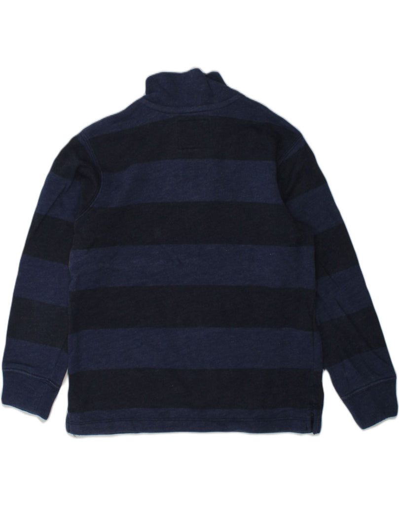 OSH KOSH Boys Button Neck Sweatshirt Jumper 6-7 Years Navy Blue Striped | Vintage Osh Kosh | Thrift | Second-Hand Osh Kosh | Used Clothing | Messina Hembry 