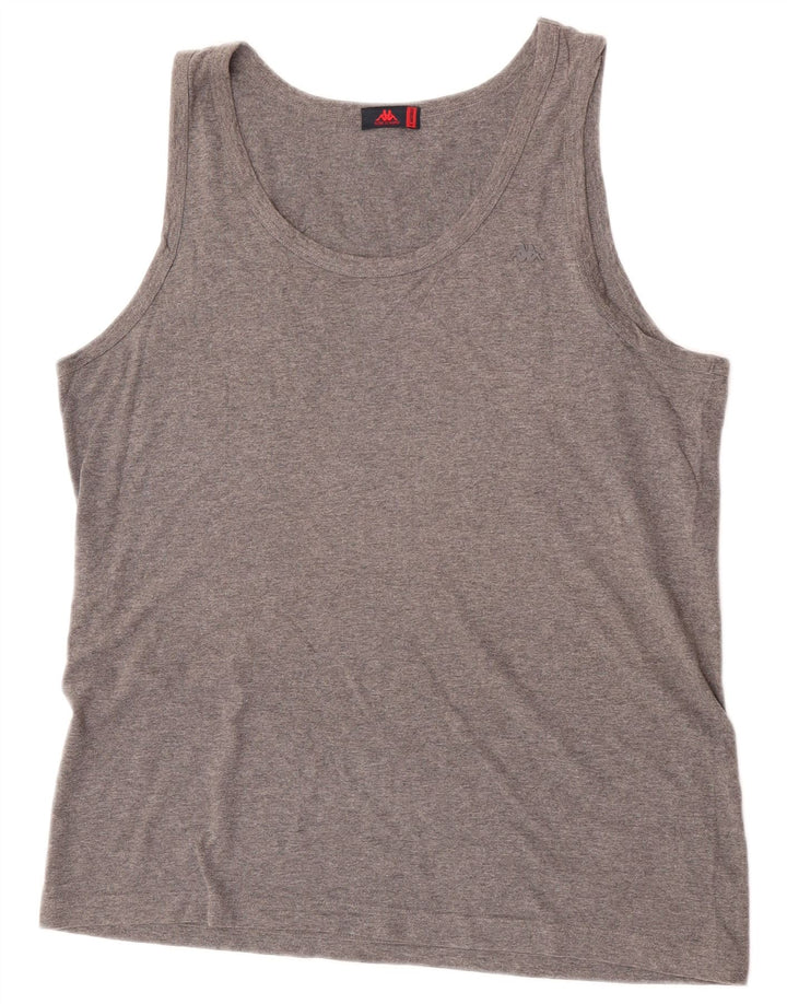 Kappa Mens Vest Top Medium Grey