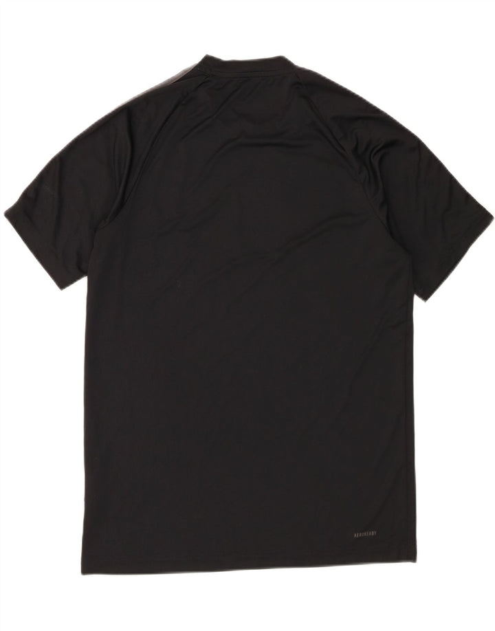 Adidas Mens Aeroready T-Shirt Top Medium Black Polyester