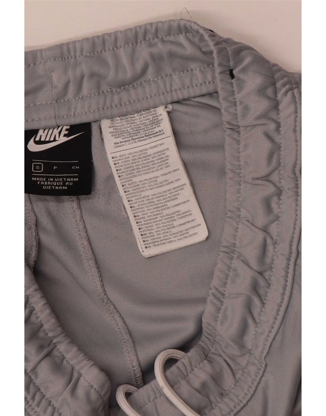 Nike Mens Graphic Tracksuit Trousers Small  Grey Colourblock Polyester