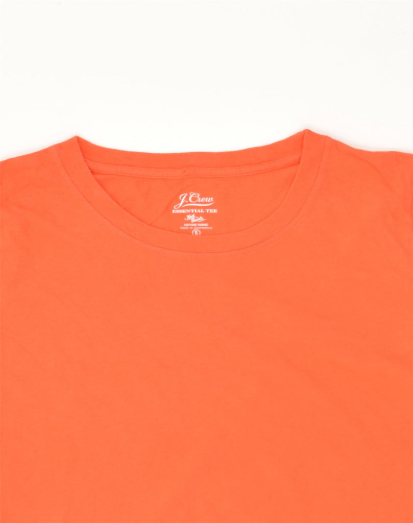 J. CREW Womens T-Shirt Top UK 10 Small Orange Cotton | Vintage J. Crew | Thrift | Second-Hand J. Crew | Used Clothing | Messina Hembry 