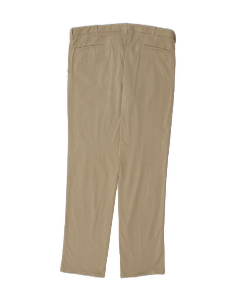 ARMANI COLLEZIONI Mens Slim Chino Trousers IT 54 2XL W38 L33 Beige Cotton Vintage Armani Collezioni and Second-Hand Armani Collezioni from Messina Hembry 