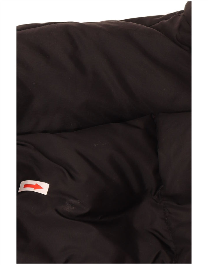 Le Frog Mens Padded Jacket UK 42 XL Black Polyamide