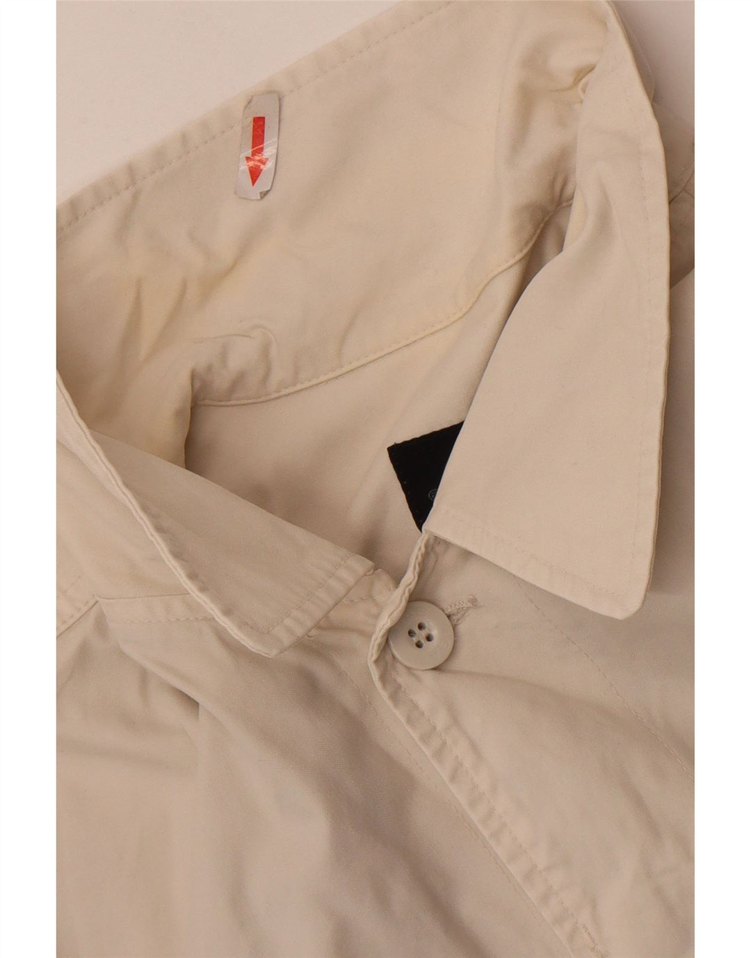 Gas Mens Bomber Jacket UK 42 XL Off White Cotton
