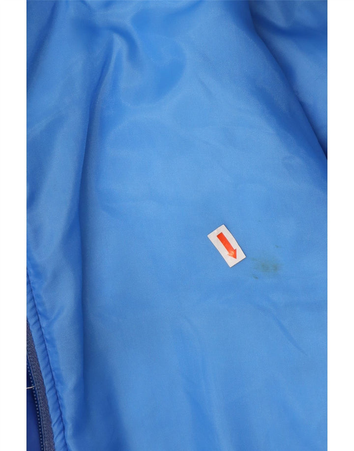 MACROSS Mens Graphic Padded Jacket UK 46 3XL Blue