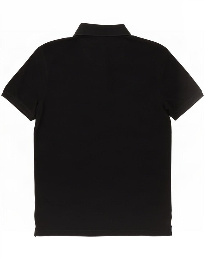 U.S. Polo Assn. Mens Slim Shirt Medium Black Cotton