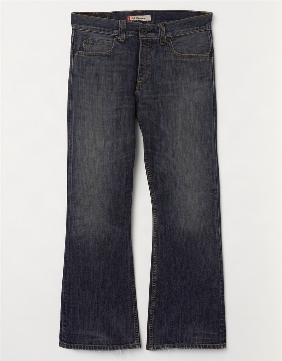 Levi's Mens 512 Bootcut Jeans W34 L32 Blue Cotton