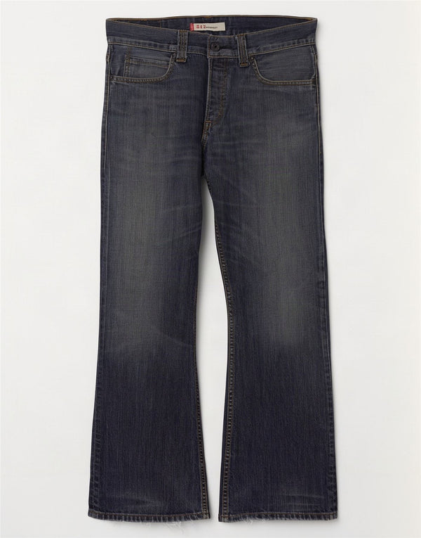Levi's Mens 512 Bootcut Jeans W34 L32 Blue Cotton