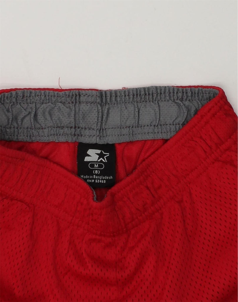 STARTER Boys Sport Shorts 7-8 Years Medium Red Polyester | Vintage Starter | Thrift | Second-Hand Starter | Used Clothing | Messina Hembry 