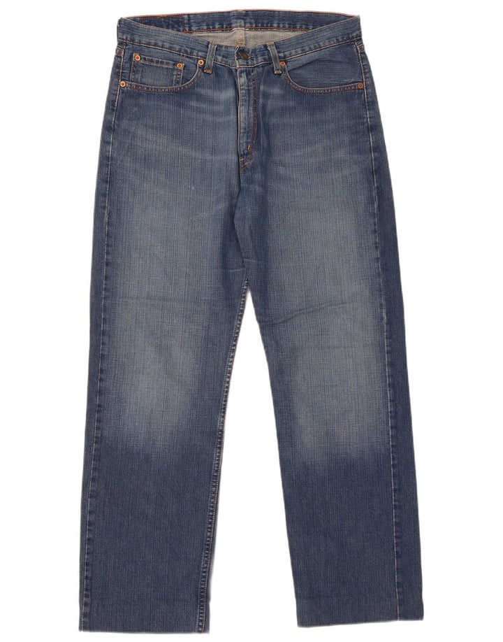 Levi's Mens 751 Straight Jeans W34 L30 Blue Cotton