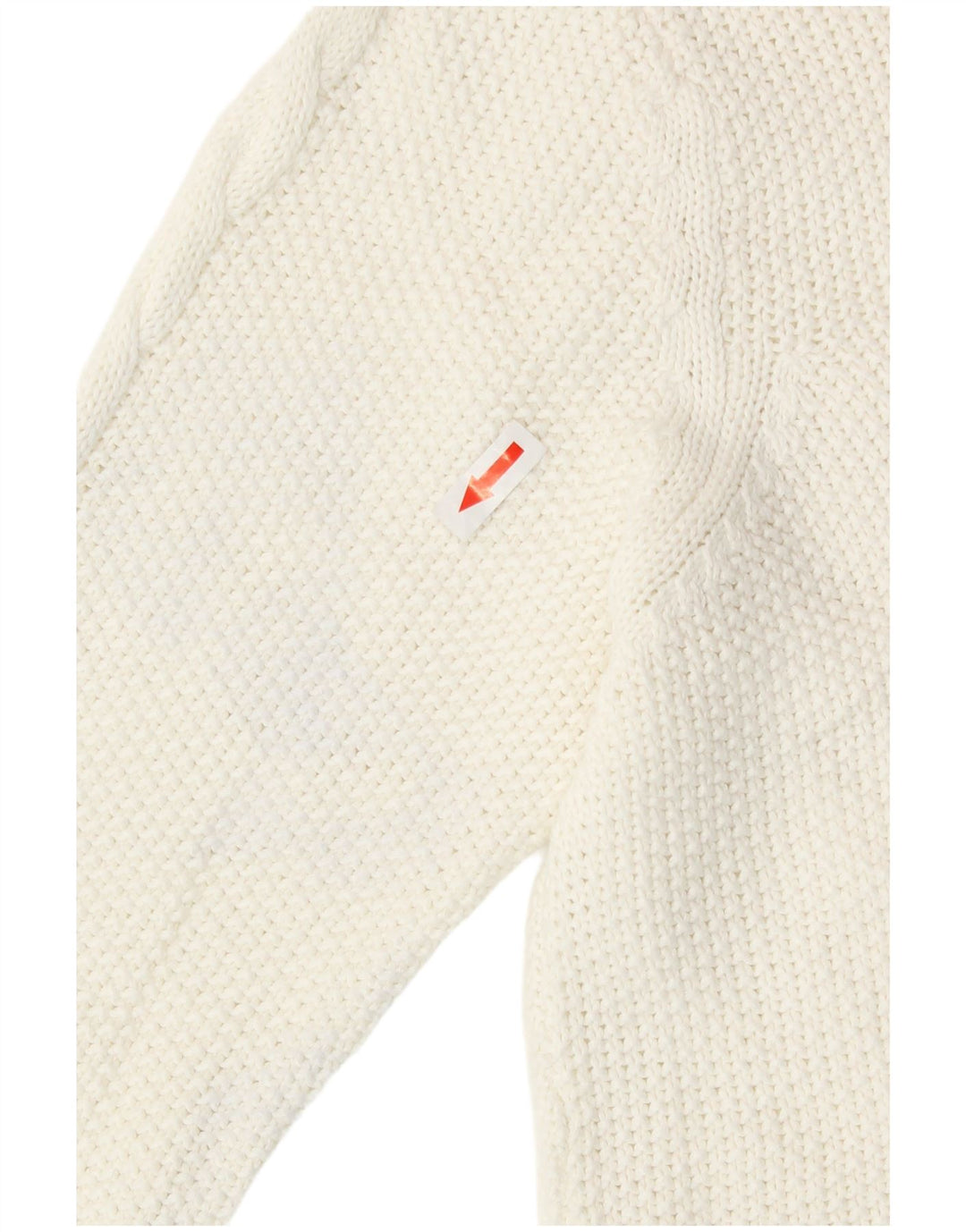 Oasis Womens Boat Neck Jumper Sweater UK 14 Medium White Cotton