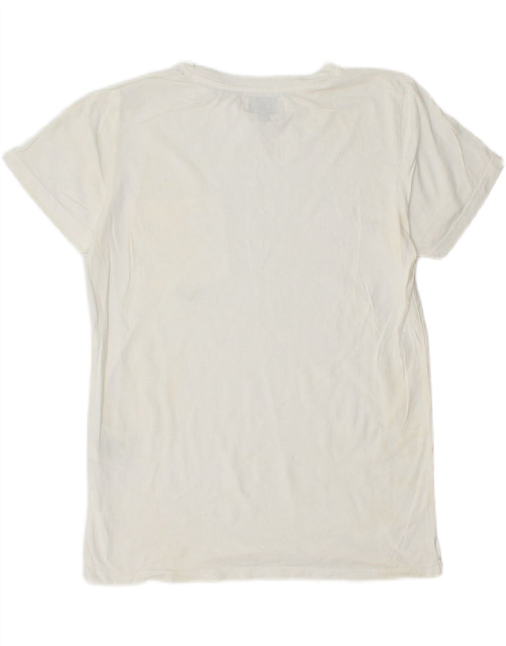 ROY ROGERS Boys T-Shirt Top 13-14 Years White Cotton Vintage Roy Rogers and Second-Hand Roy Rogers from Messina Hembry 