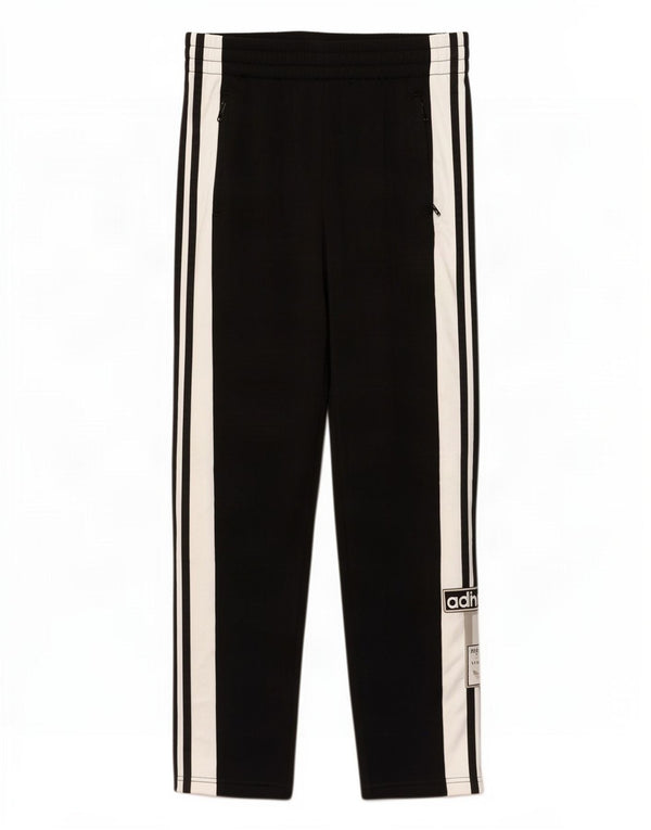 Adidas Girls Graphic Tracksuit Trousers 13-14 Years Black Colourblock