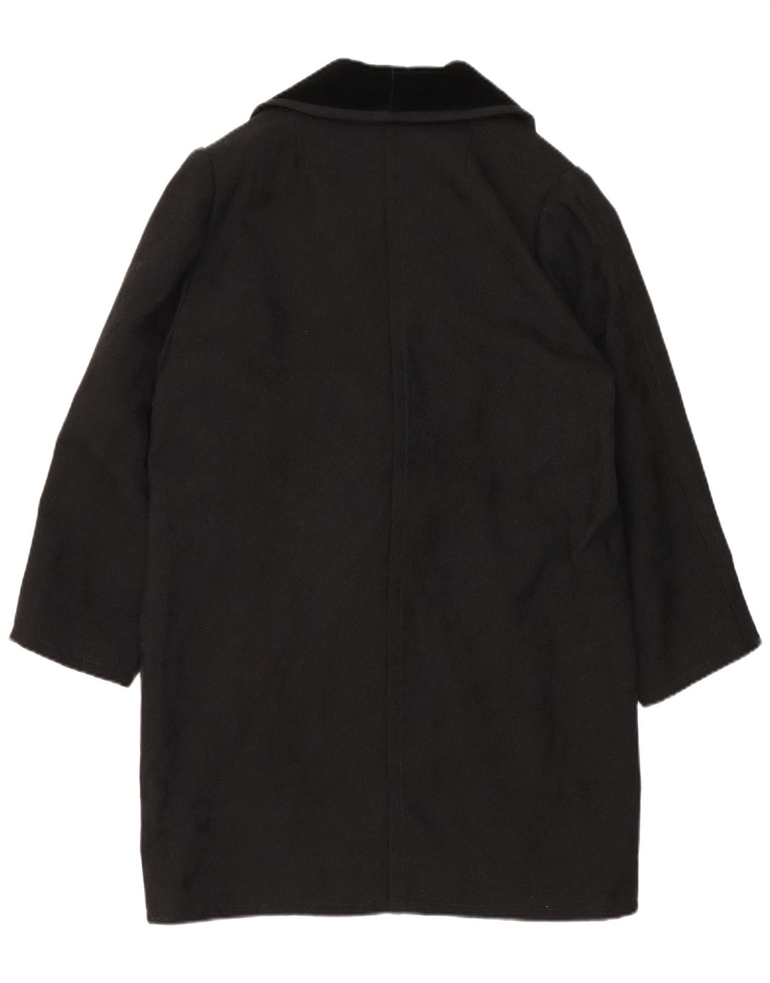 VINTAGE Womens Overcoat UK 18 XL Black
