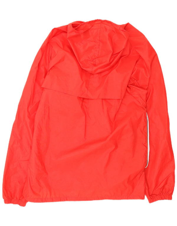 K-Way Mens Hooded Rain Jacket UK 42 XL Red