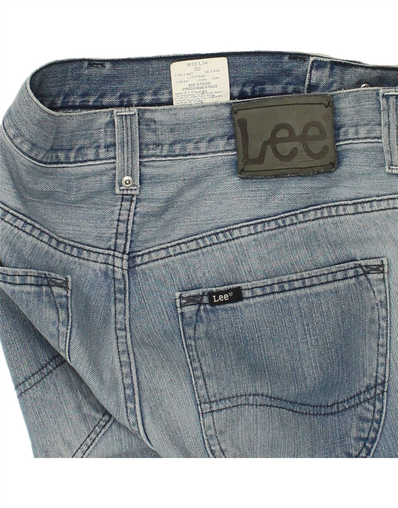 LEE Mens Slim Jeans W33 L26 Blue Cotton | Vintage Lee | Thrift | Second-Hand Lee | Used Clothing | Messina Hembry 