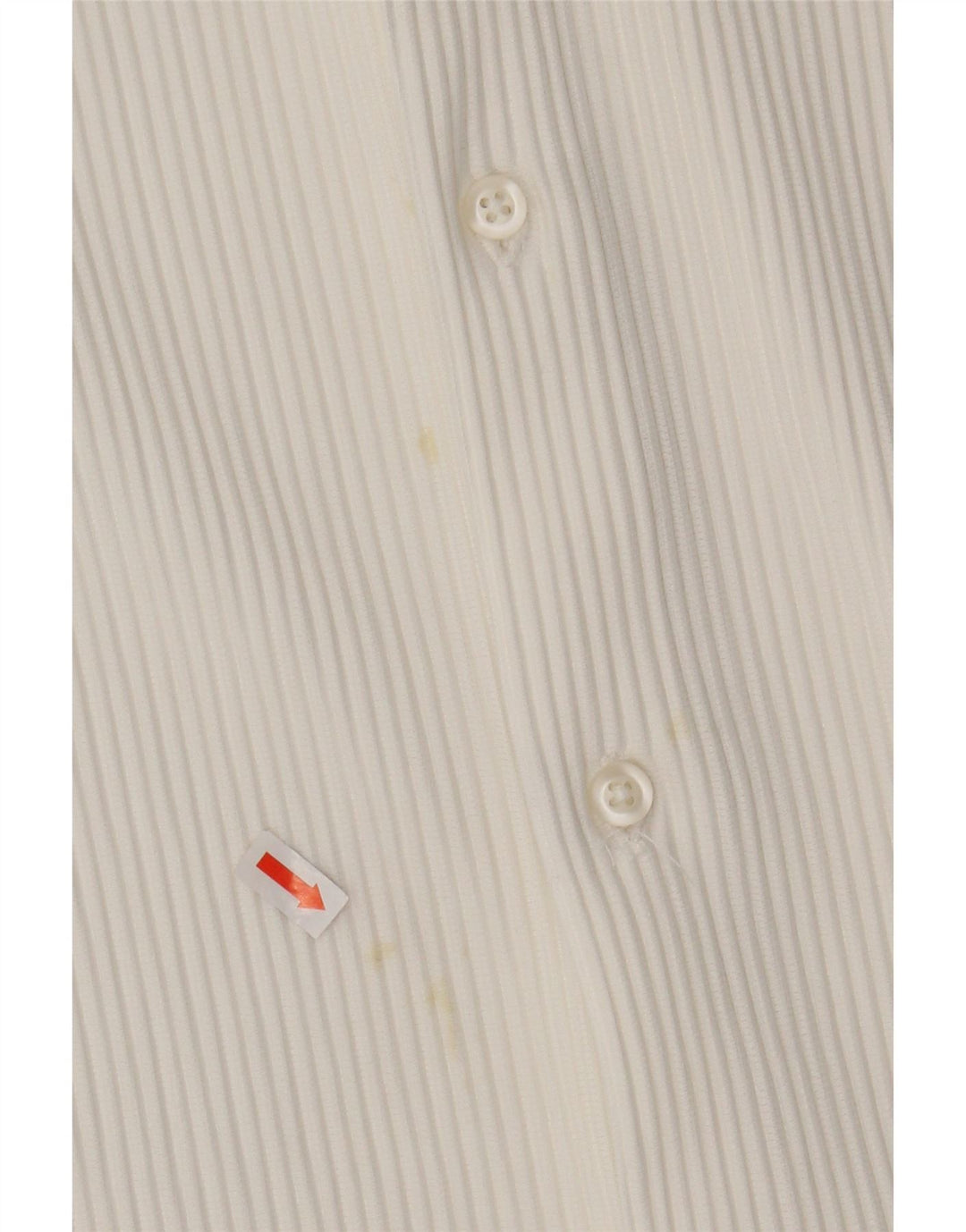 ZARA Mens Short Sleeve Shirt Medium White Polyester Vintage Zara and Second-Hand Zara from Messina Hembry 