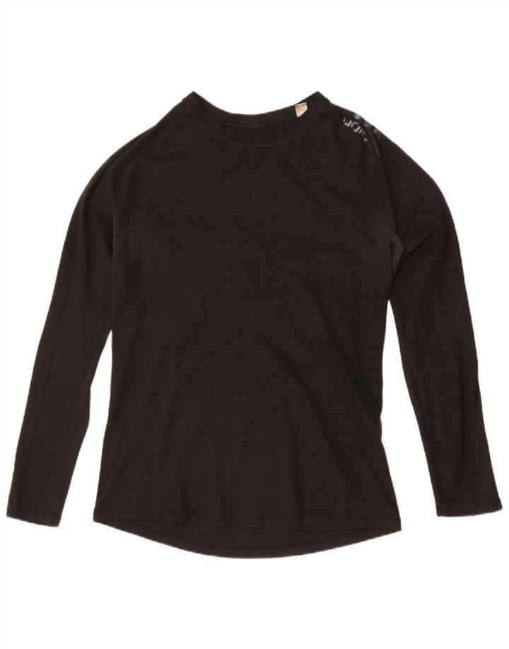 Adidas Womens Climacool Top Long Sleeve UK 14 Large Black