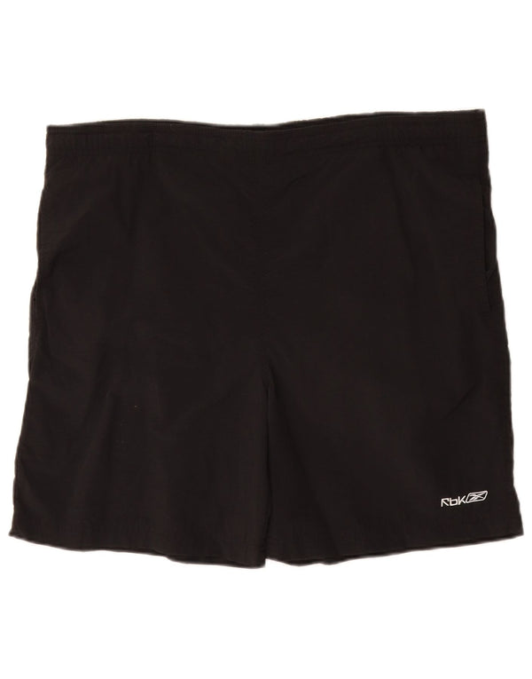 Reebok Mens Swimming Shorts Large  Black Nylon