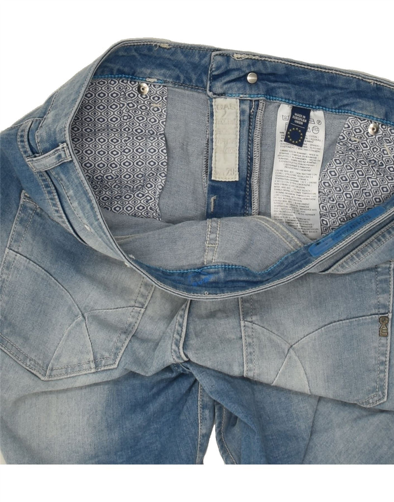 GAS Mens Denim Shorts W29 Small Blue Cotton | Vintage Gas | Thrift | Second-Hand Gas | Used Clothing | Messina Hembry 