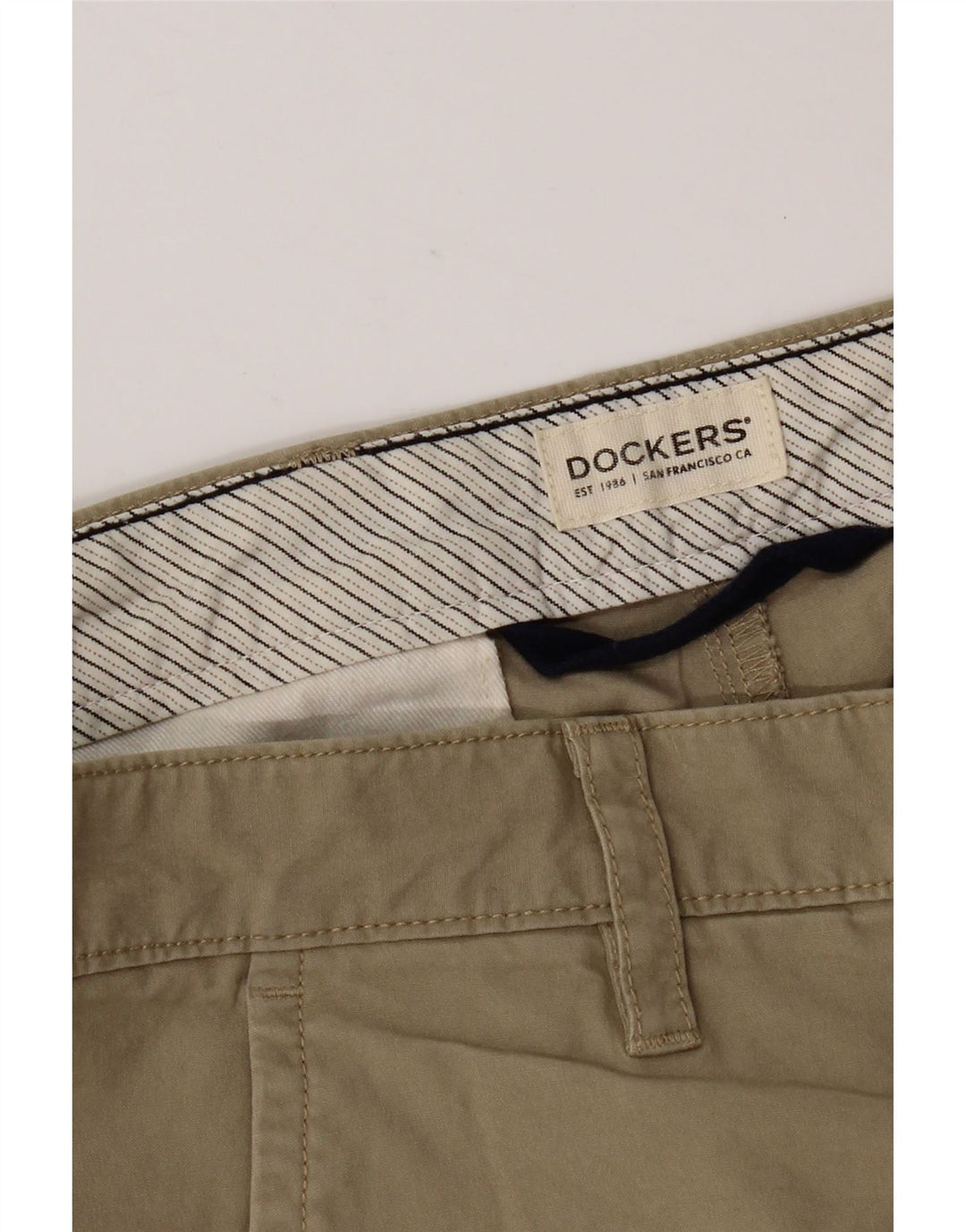 Dockers Mens Chino Shorts W36 Large Khaki Cotton