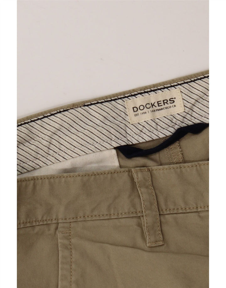 Dockers Mens Chino Shorts W36 Large Khaki Cotton