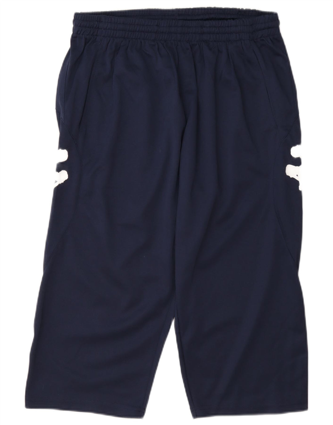 Kappa Mens Graphic Bermuda Sport Shorts XL Navy Blue Polyester