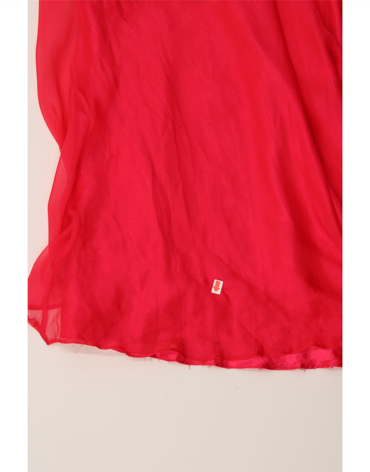 DAVE&JOHNY Womens One Shoulder Dress US 0 XS Pink Polyester Vintage Dave&Johny and Second-Hand Dave&Johny from Messina Hembry 