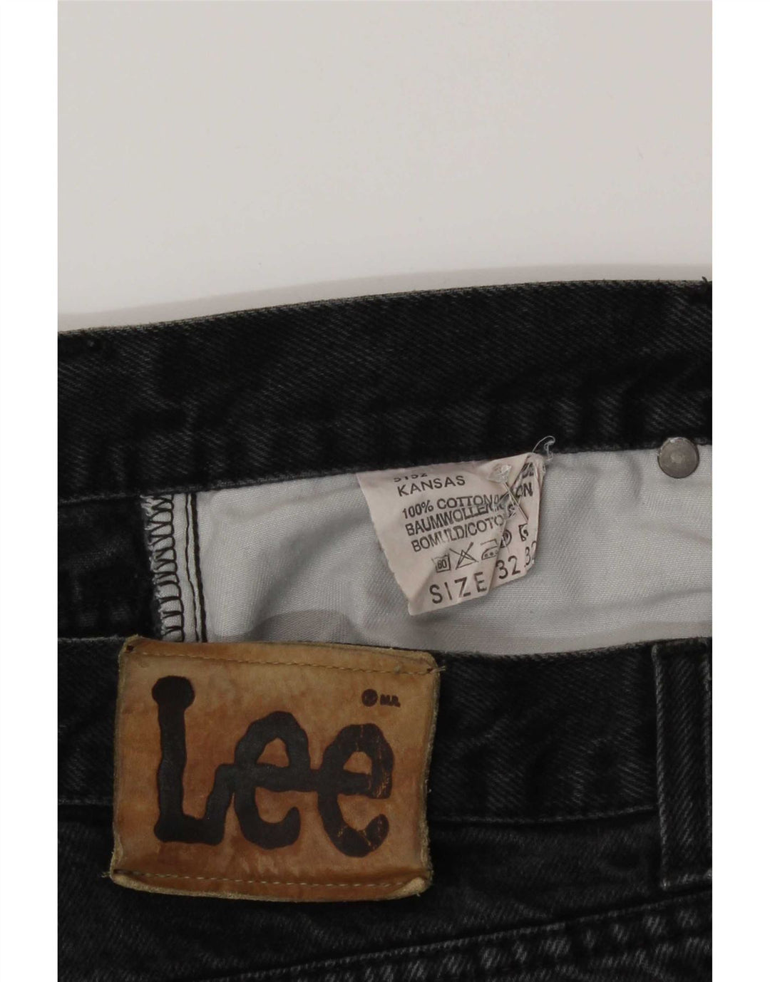 Lee Mens Loose Jeans W32 L32 Grey Cotton