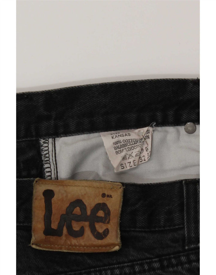 Lee Mens Loose Jeans W32 L32 Grey Cotton