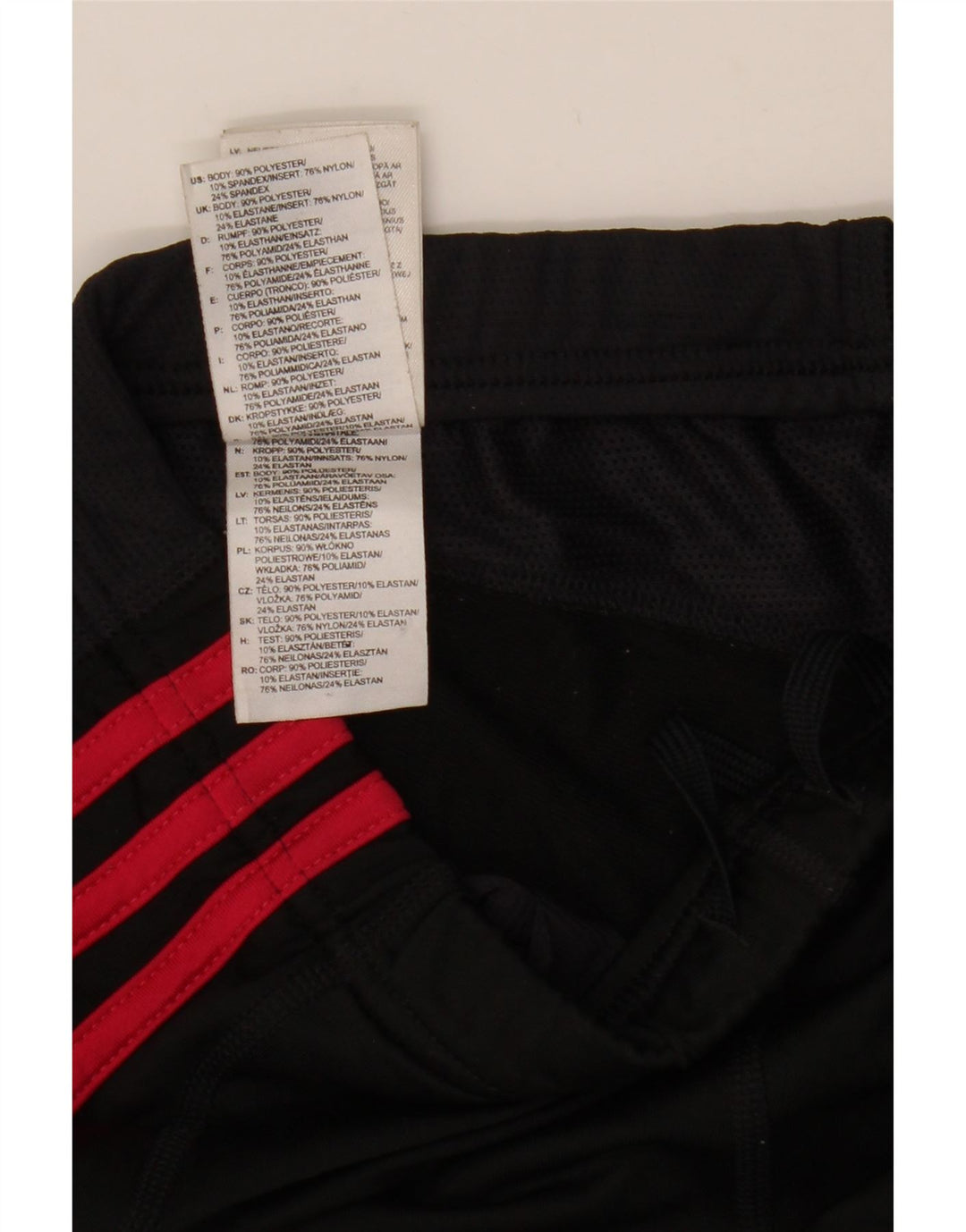 Adidas Womens Leggings UK 10 Small Black Polyester