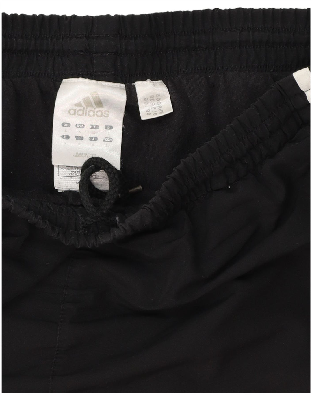 Adidas Womens Tracksuit Trousers UK 10 Small  Black Polyester