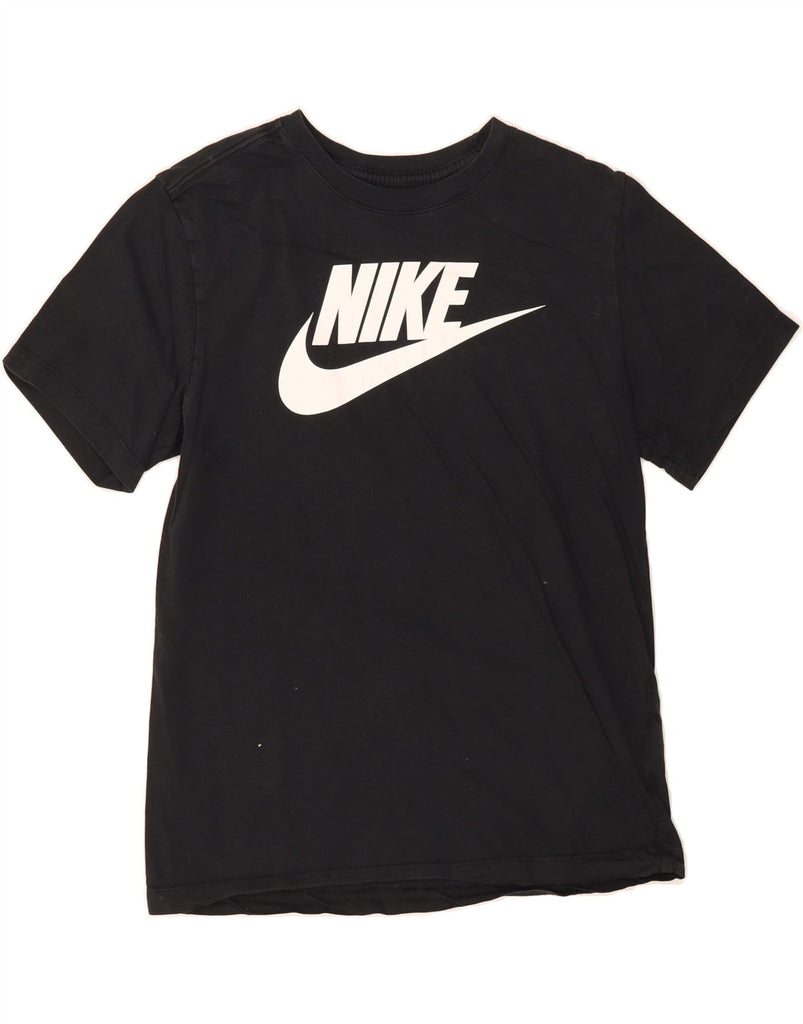 NIKE Womens Graphic T-Shirt Top UK 14 Medium Black Cotton Vintage Nike and Second-Hand Nike from Messina Hembry 