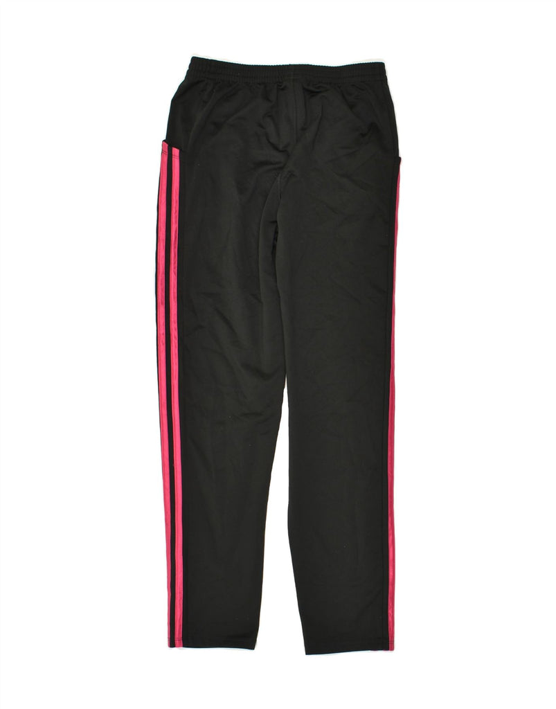 ADIDAS Girls Tracksuit Trousers 13-14 Years Large Black Polyester | Vintage Adidas | Thrift | Second-Hand Adidas | Used Clothing | Messina Hembry 